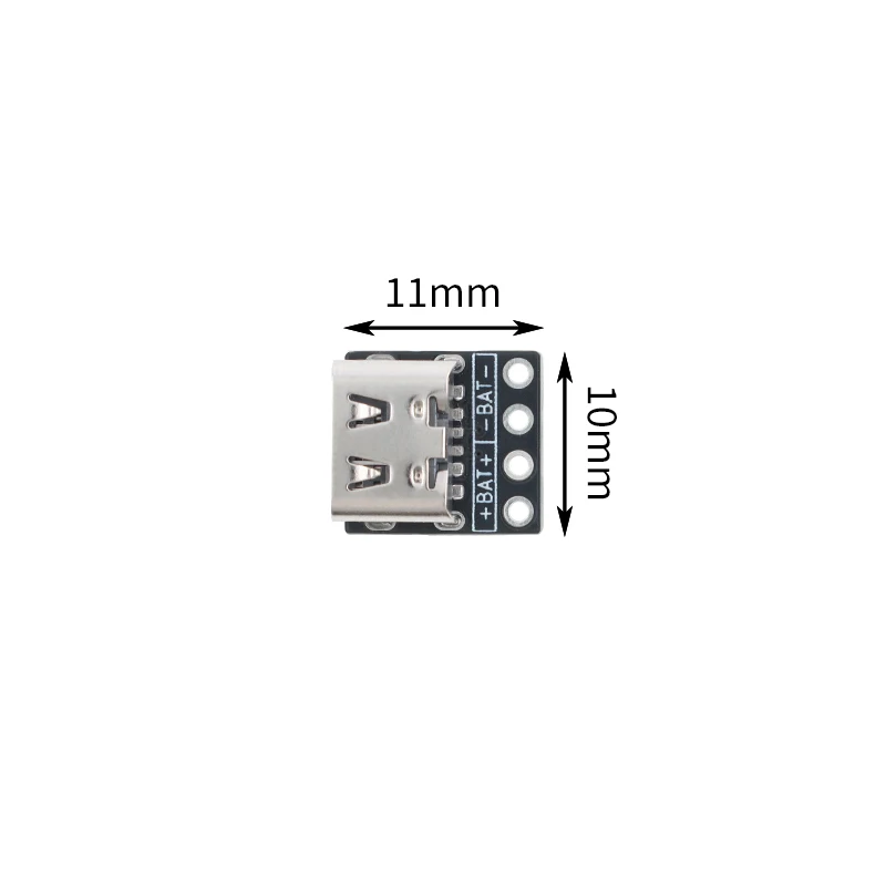 10Pcs/1pc DC 5V 미니 4.2V Type-C 18650 리튬 배터리 충전기 보드 TP4057 500mA BQ25170 800mA 충전 모듈 철 인산염