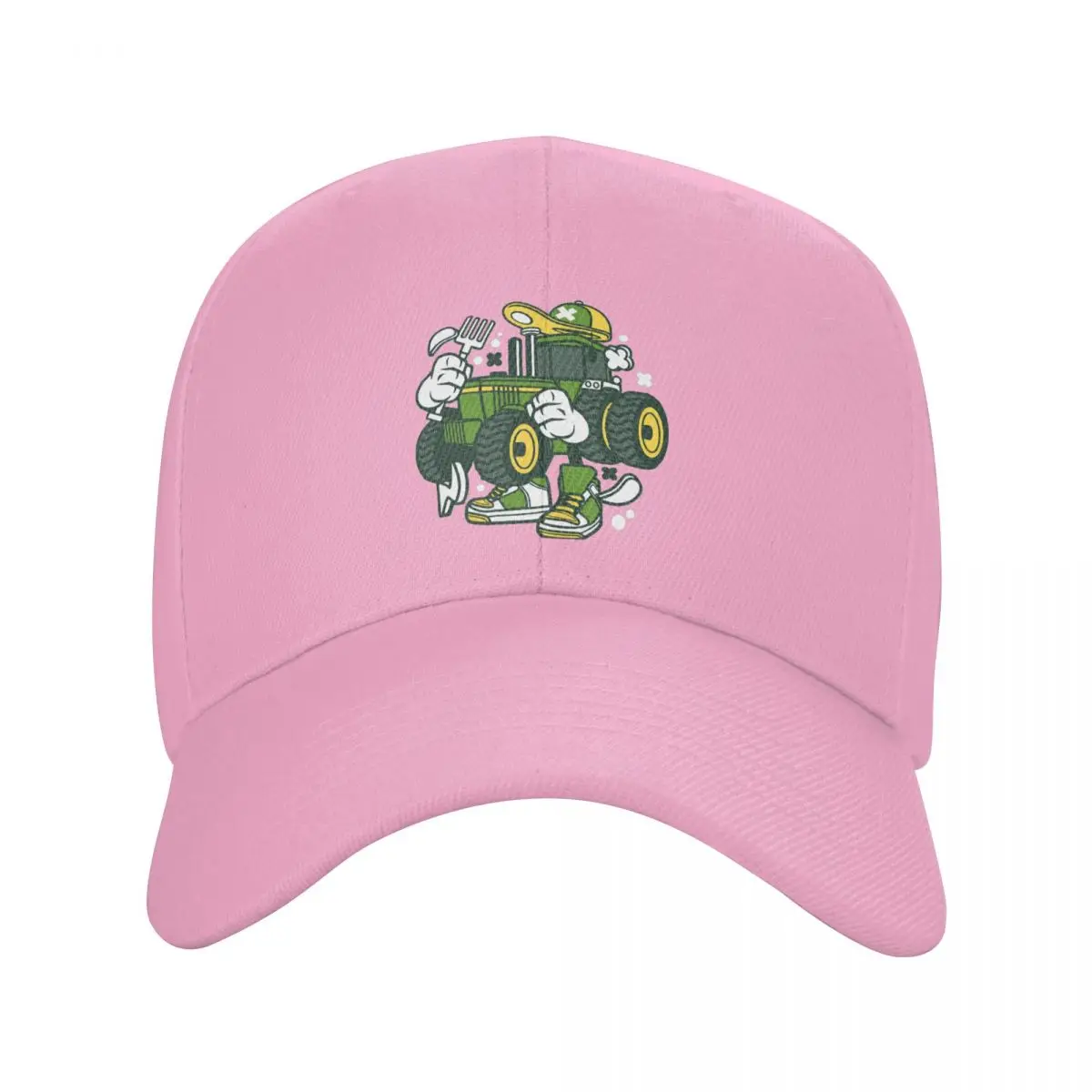 thumbnail image 1 of Gorra de béisbol con diseño de tractor de dibujos animados para hombre y mujer, con visera protectora, estilo snapback, Massey Ferguson., 1 of 7