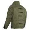 EU Size 4.0 Motorcycle Tactical Cargo Jacket Men Outdoor Waterproof Hard Hiking Jacket Multi-pocket Windbreaker Coat Plus Size 3