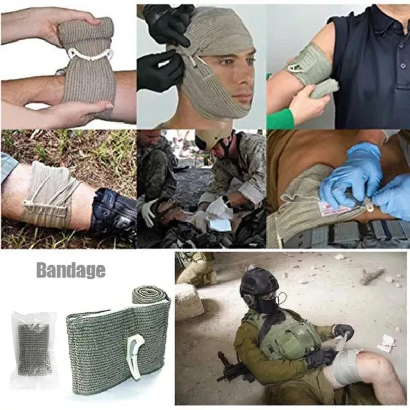 First Aid Pouch First Aid Kit Survival Tool Trauma Survival Kit First Aid Medical Pouch Emergency Survival Gear and Equipment with Molle Car Travel Hiking