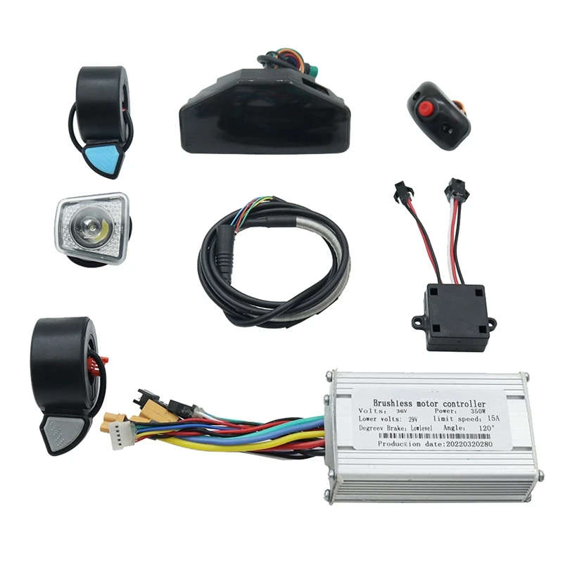 

Electric Scooter Controller 36V 350W Brushless Motor Dash Light Parts Kit For Kugoo Kirin S8 Pro Scooter