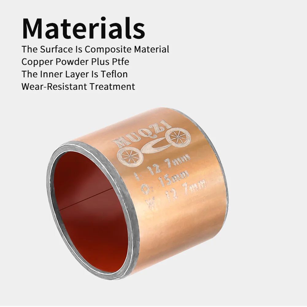 1-10Pcs Bicycle Rear Suspension Shock Absorber Bushing Wear-resistant Portable Mountain Bike Shock Absorbers Bushing Bike Parts