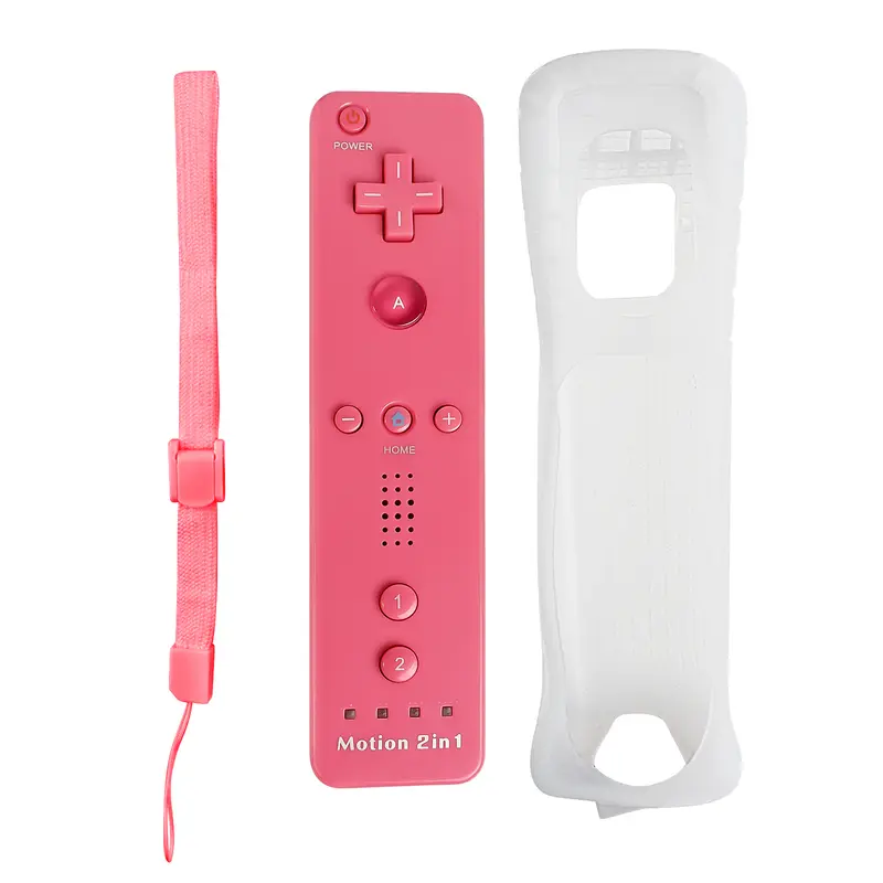 2 in 1 For Nintendo Wii Controller Set Optional Motion Plus Joystick Wireless Remote Gamepad with Silicone Case Video Game - Image 21
