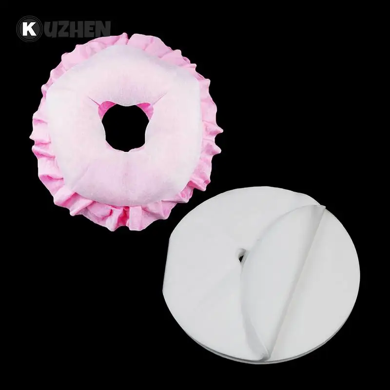 100pcs/Bag NonWoven Disposable Face Pad SPA Pillow Cover Salon Massage