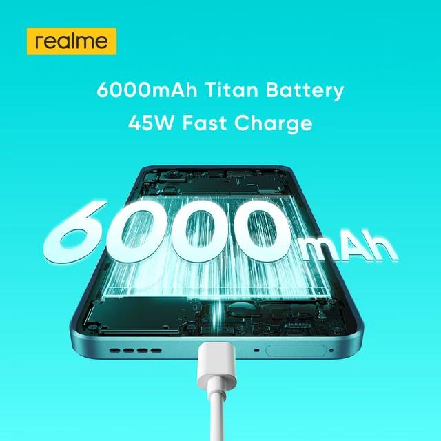 [Première mondiale] Smartphone realme P3 5G NFC Snapdragon ®   Jeu de puces 6 Gen 4, batterie 6000mAh, charge 45W, écran AMOLED 6,67 pouces 120Hz 4
