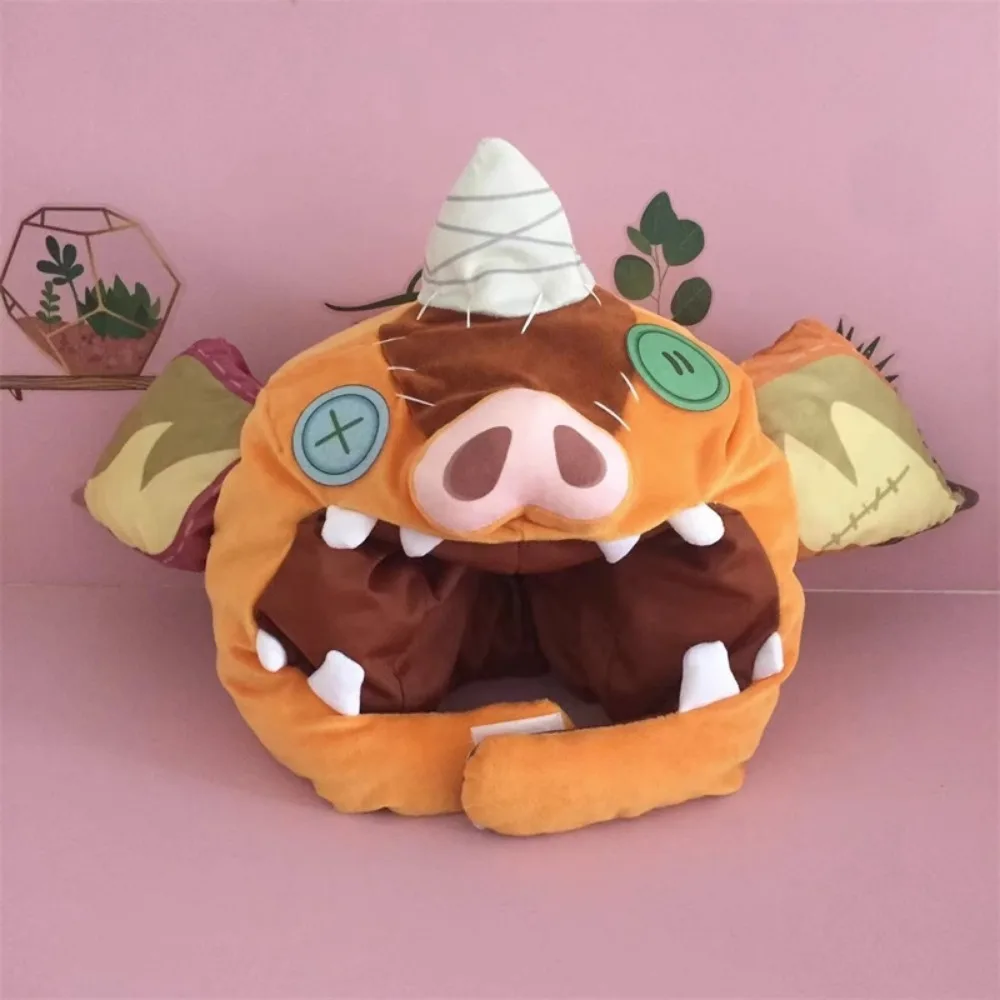 

Bokoblins шапка-Подушка Декор Мультяшные игрушки милый шлем мягкая игра косплей реквизит Свинья девочка плюшевые игрушки подарок на день рождения фотография