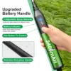 VAXMAY Battery Sprayer Wand 5M Electric Sprayer Telescopic Wand with Battery Indicator 16.4FT Hose Rechargeable Spray Wand 2