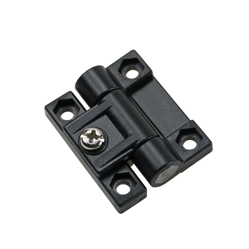 Adjustable Damping Small Hinge Cabinet Door Hinge ABS Nylon Plastic Black