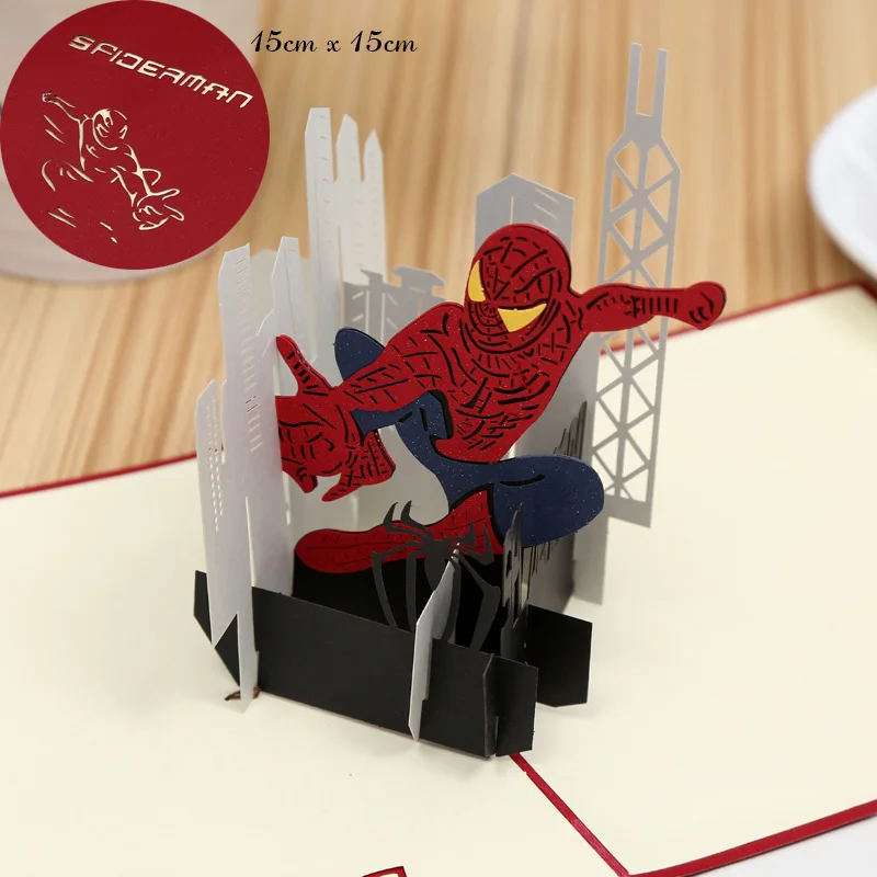 3D Birthday Business Invitation Greeting Cards for Boyfriend Dad