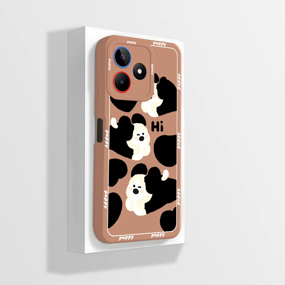 Elegant Floral Phone Case with Full Camera Protection - Realme Note 50