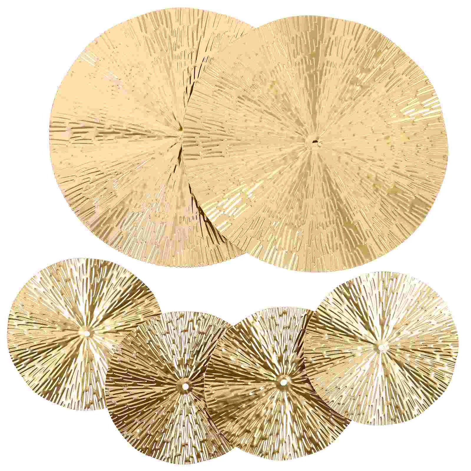 

Gold Wall Decor Metal Wall Decor Aesthetic Gold Room Decor Metal Modern Accent Large Sunburst Hanging Decorations For Home