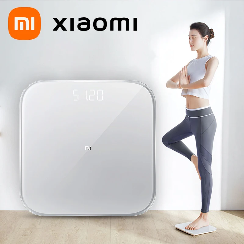 Original Xiaomi Smart Body Weight Scale 2 Digital LED Display Home Weight Measuring for Household Fitness Health Balance