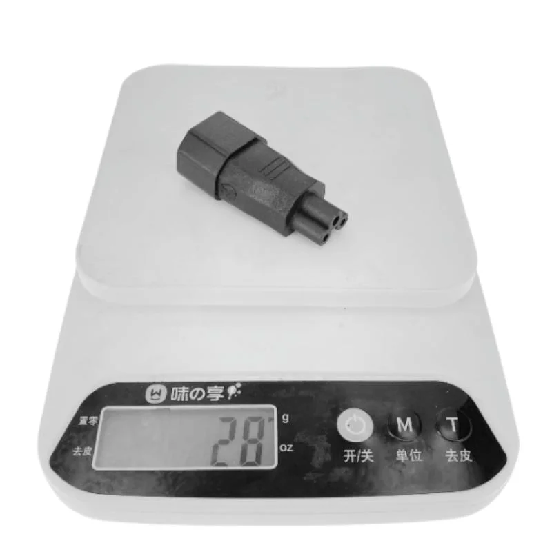 1pcs Plug Convertor C5 To C14 IEC320 Female Power Industrial Plug Adapter plug adapter power plug connector iec inlet