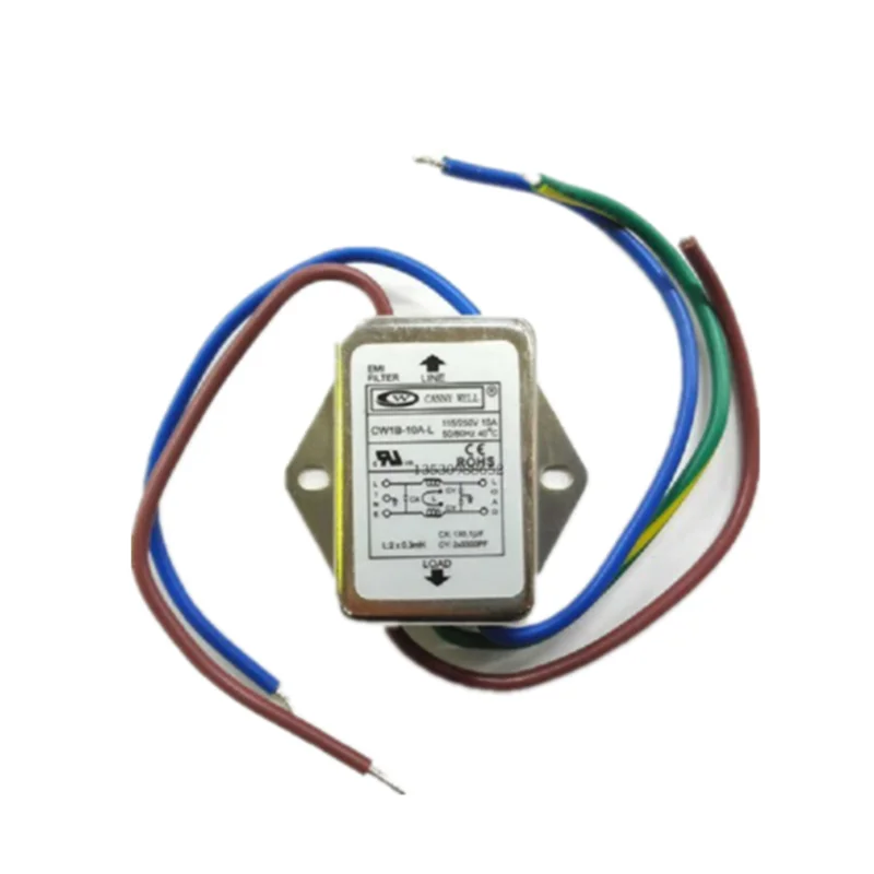 

EMI Filter CW1B-10A-L 10A 115V 250V CW1B 50/60Hz