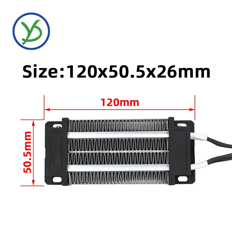 Insulated Thermostatic Incubator Parts Ptc Ceramic Air Heater Electric  Heater 200w 220v 120x50mm - Electric Heaters - AliExpress