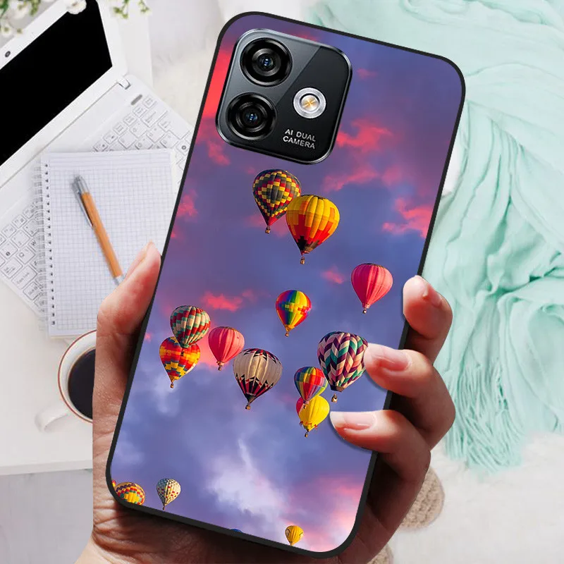 Soft TPU Silicone Shockproof Phone Case Bumper - 6.52 Protective Cover