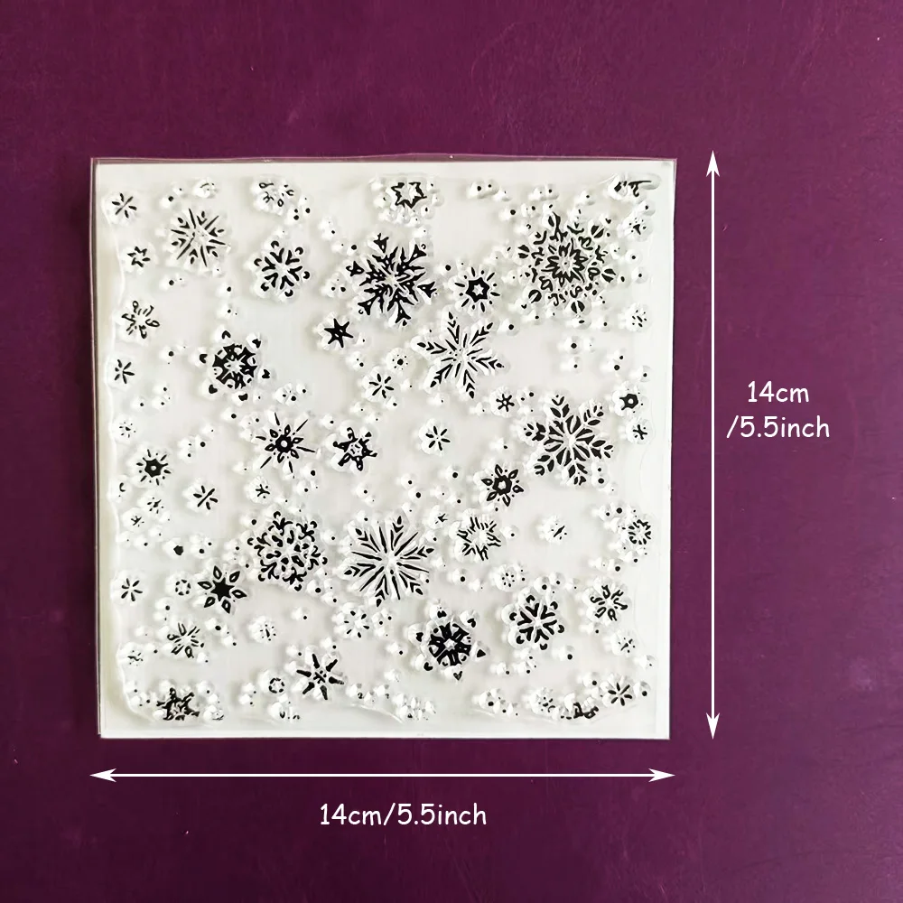 Mandala Flower Pattern Clear Stamps for Creative Crafting and Journaling