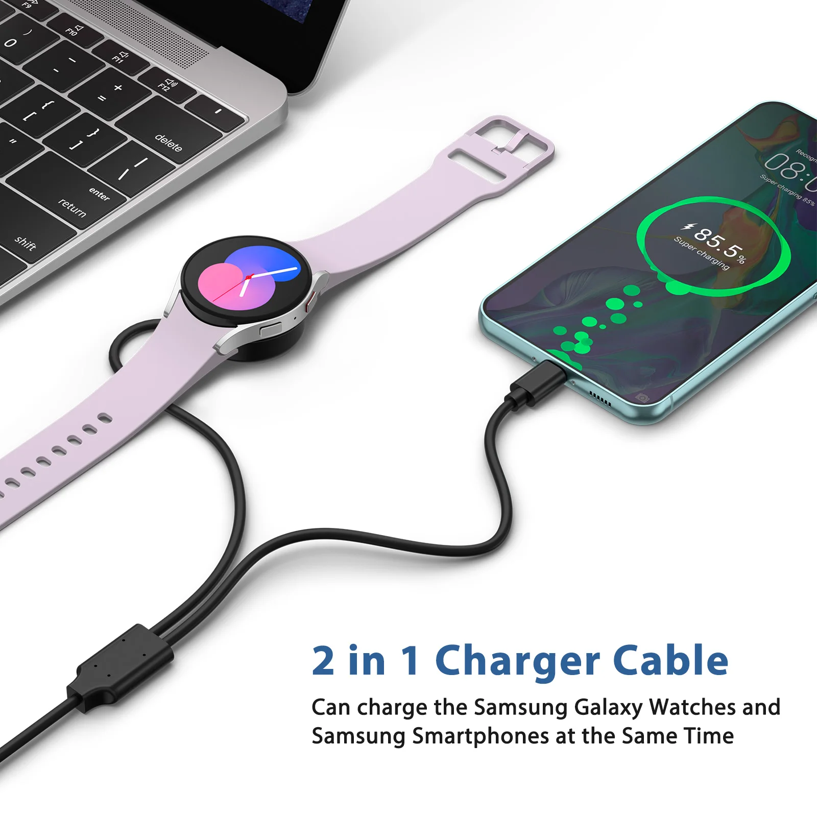 Premium Charger for Samsung Galaxy Smartwatches