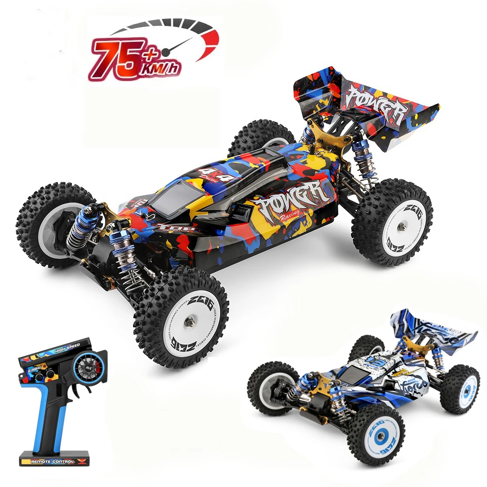 

Гоночный автомобиль 1:12 124007 124017 75 км/ч 4WD, бесщеточный, высокоскоростной, 2,4G, с дистанционным управлением, дрифтовый гусеничный грузовик, игрушки для детей