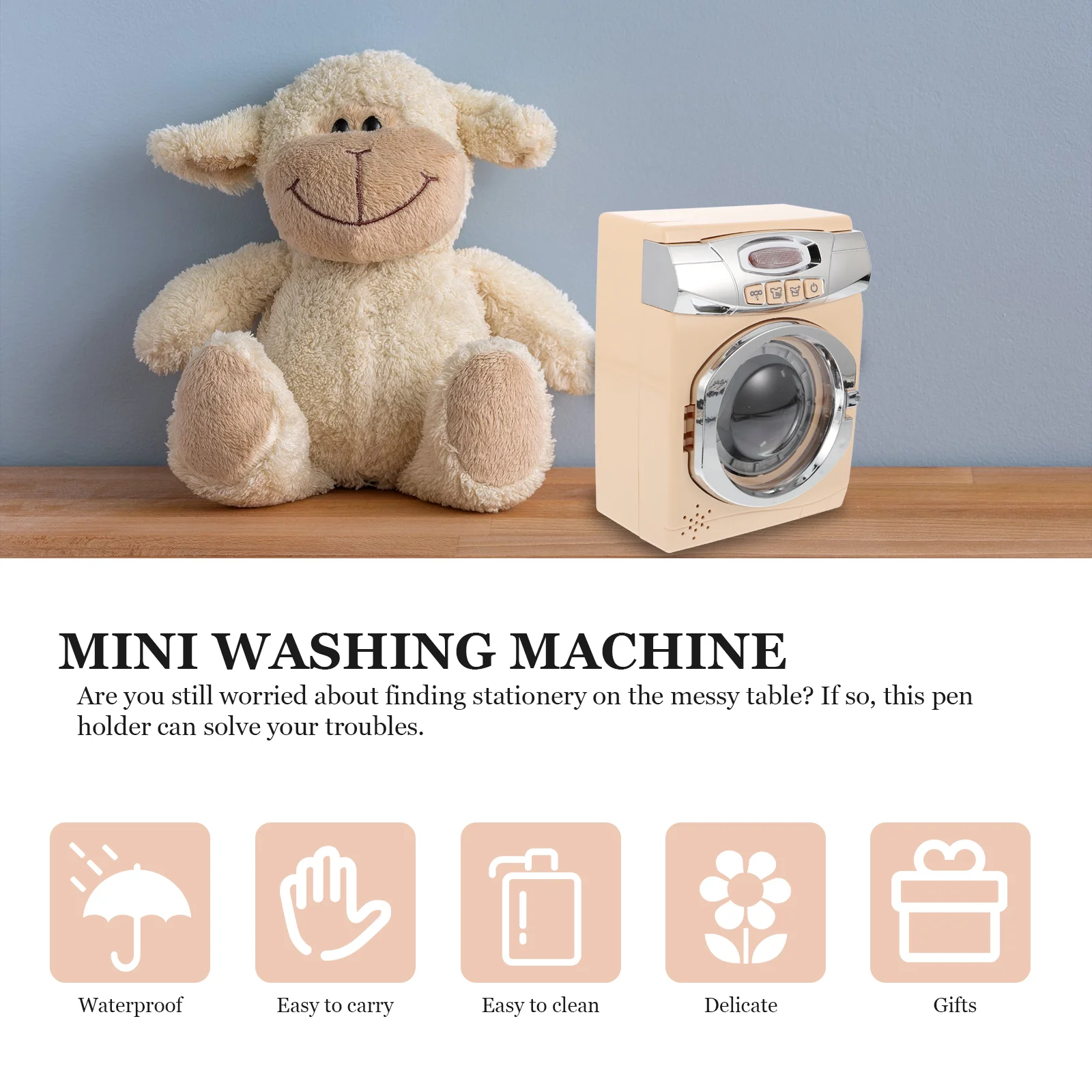 Hair Catcher Washing Machine Oven Ornaments Children’s Toys Home Appliance Compact 2