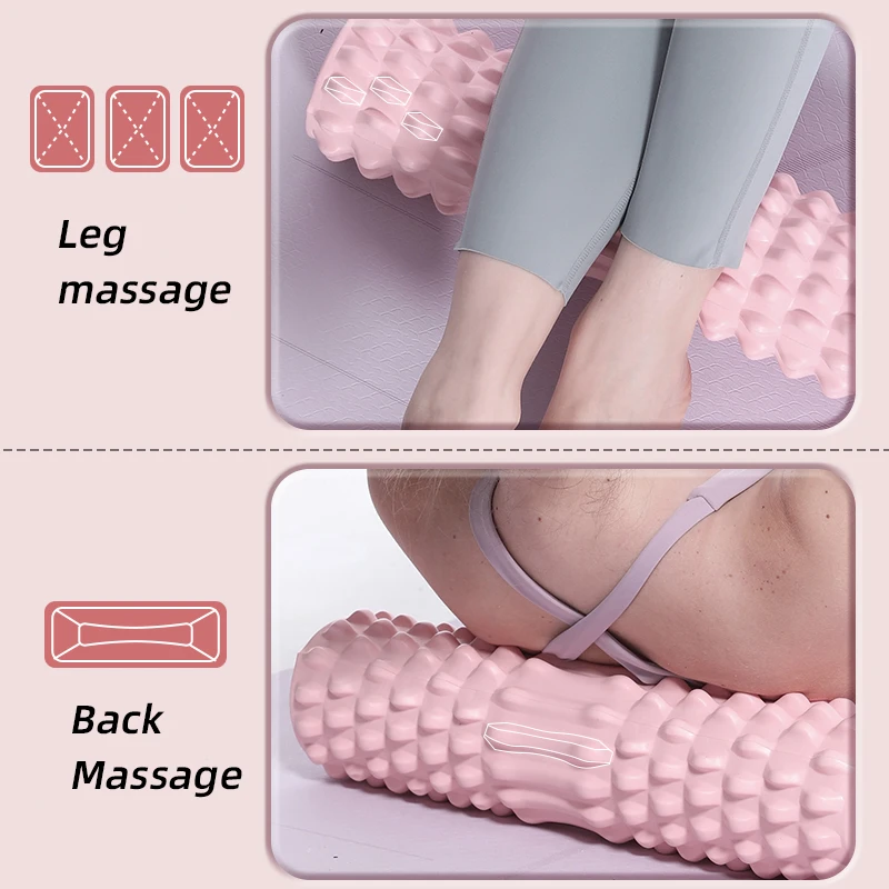Foam Roller Deep Tissue Massage Back Pain Relief Muscle Roller for Self Massage Exercise Yoga Pilates