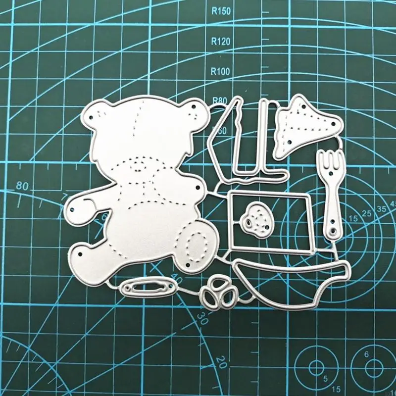 40JA -Metall -Stanze schneidet Kohlenstoffstahlschablonen mit Schneiden für DIY -Scrapbooking. – Detail 8