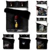 Pennywise-IT Bedding Set Duvet Covers Horror Movie Clown Series Comforter Bedding Sets Bedclothes Bed Linen(NO Sheet) AYR 1