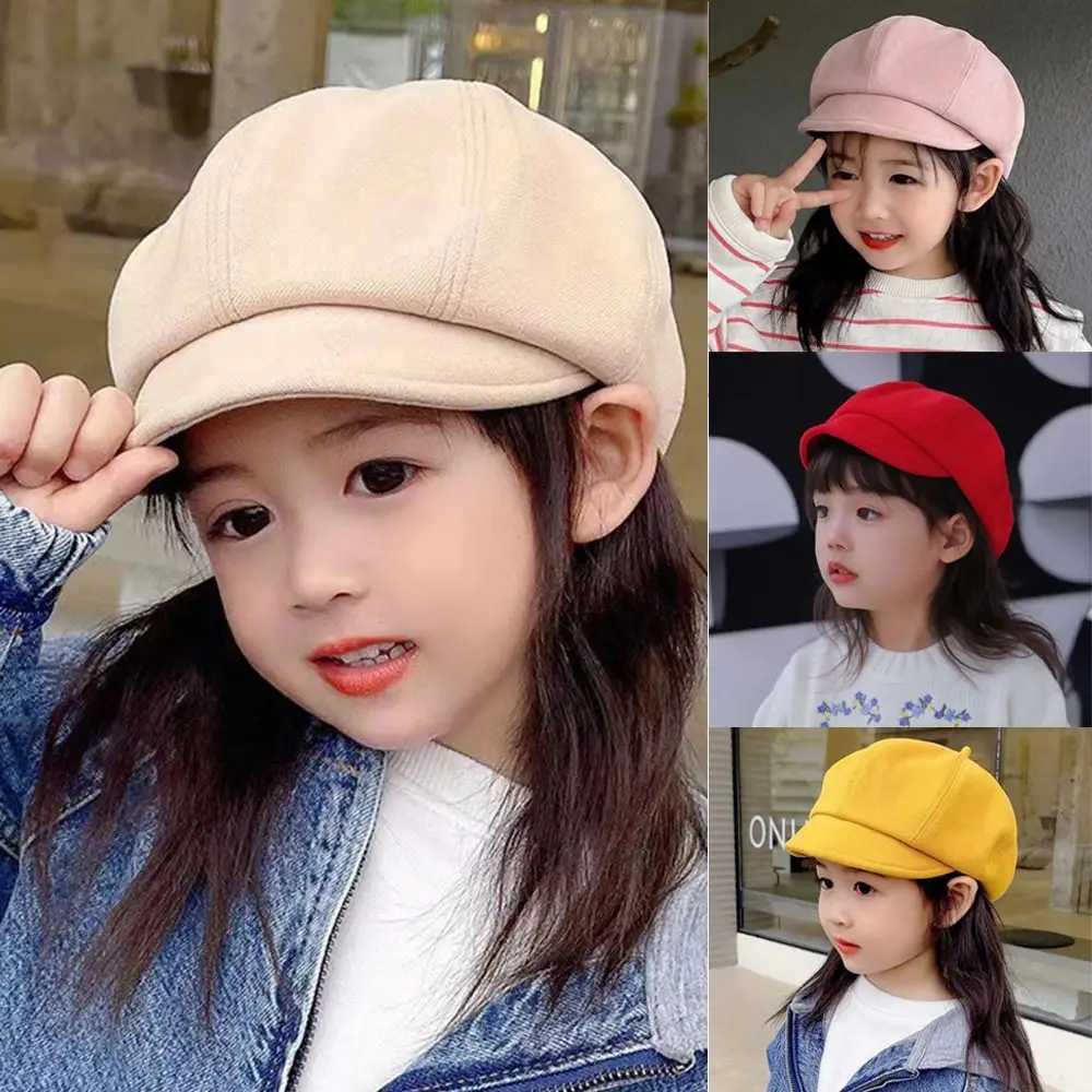Woolen Baby Beret Hat for Kids Autumn Winter