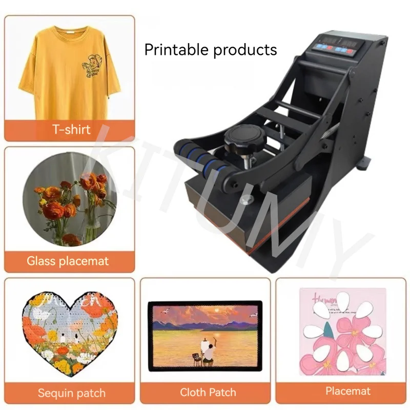 12*12CM 15*15CM Manual Small Heat Press Printer Heat Press Printer Machine Upper And Down