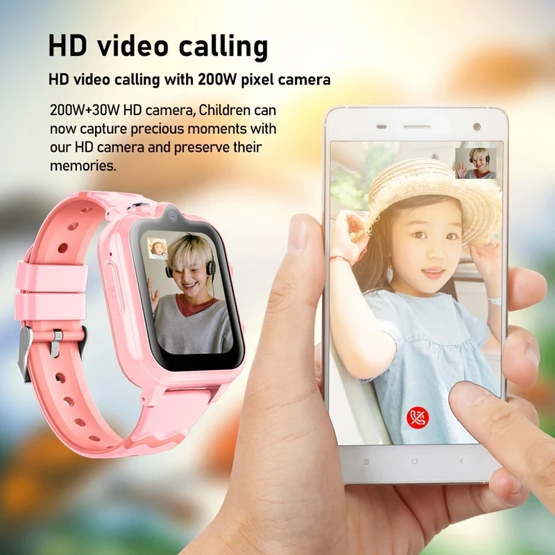 Smart Phone Watch With Whatsapp Wonlex Smart Watch Kids 4G KT18Pro