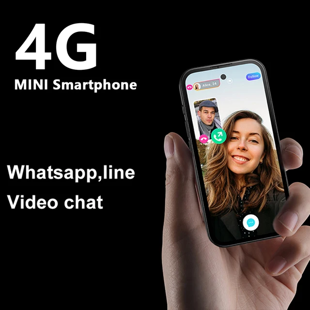 UNIWA Q333 هاتف ذكي صغير 4 جيجابايت رام 64 جيجابايت روم 4G شبكة كامل النطاق 2000 مللي أمبير الهواتف المحمولة متجر جوجل بلاي معرف الوجه هاتف صغير 2