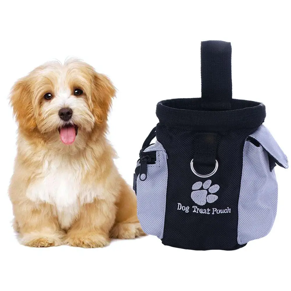 Durable Portable Snack Bag Food Container Snack Reward Puppy Pet Supplies Dog Treat Bag Pet Trainer Waist Dog Treat Pouch