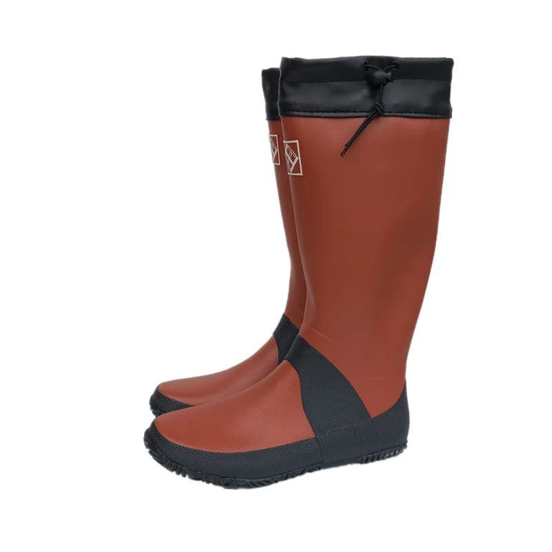 Men's Over-the-Knee Rain Boots Fishing Boots  Latex, and Waterproof Platform - for Fishing, Bird Watching, and Car Washing