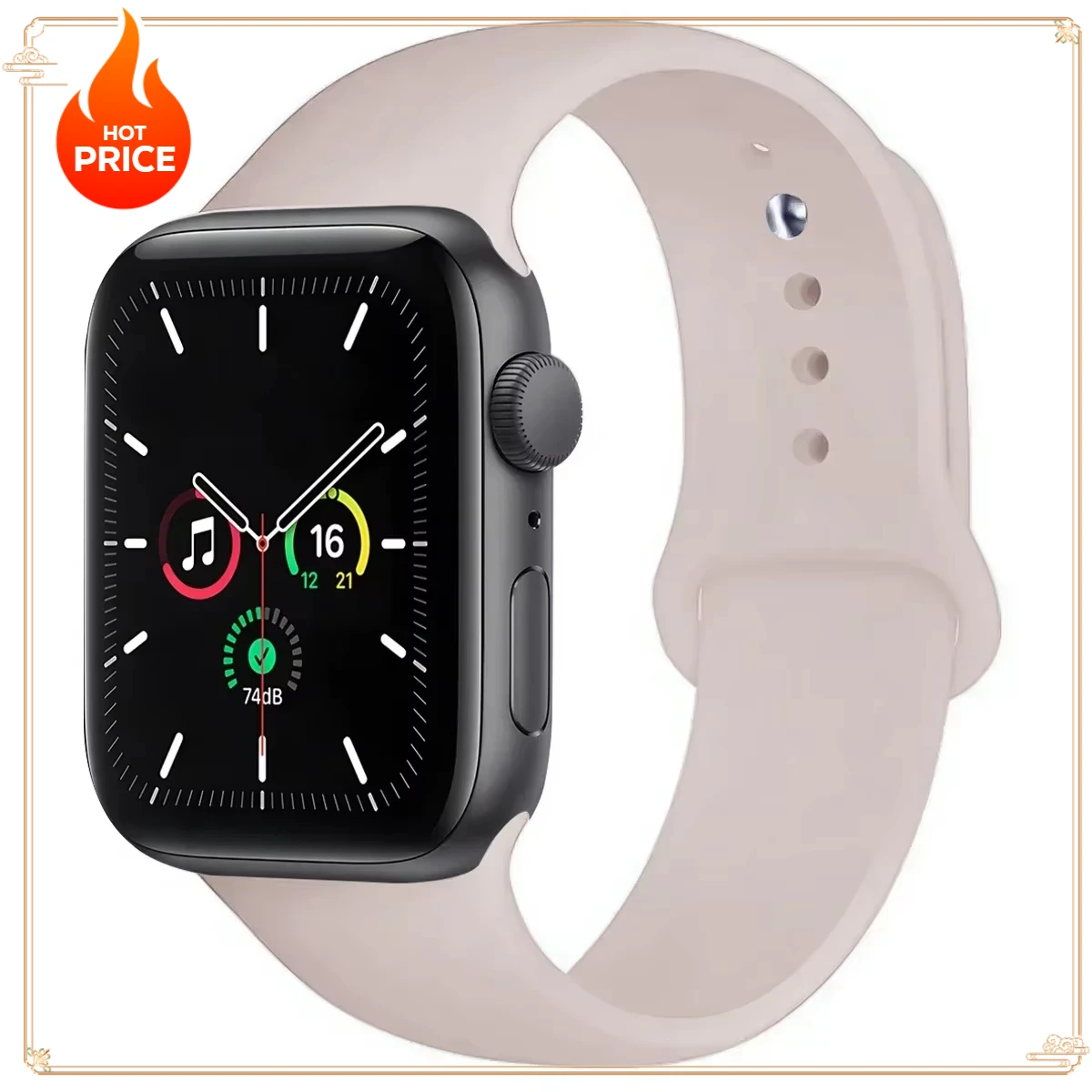 Premium Silicone Strap for Smartwatch - Versatile and Durable Design