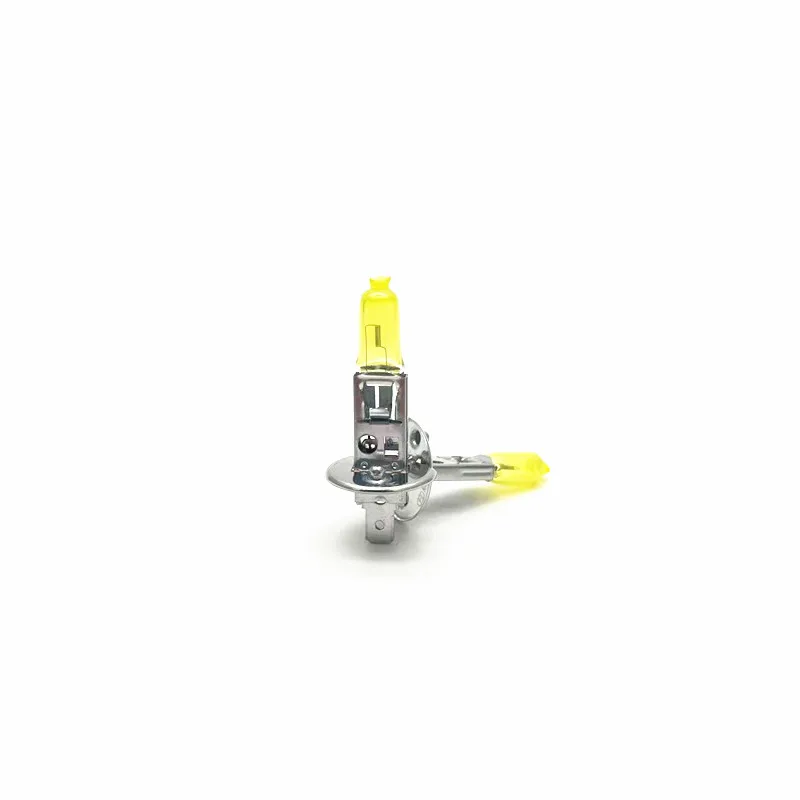 2 Pcs H1 12V 55W Yellow Lights 3000k Car Headlight Auto Fog Lamps Halogen Bulbs 5