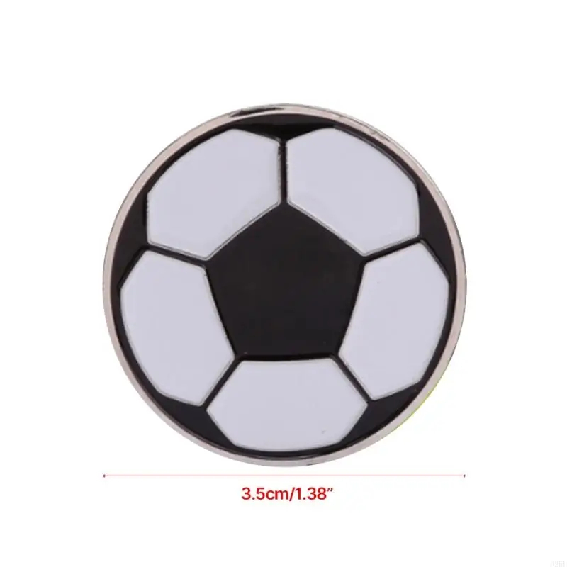 Aluminum Alloy Football Referee Coin Portable Football Sports Pick Referee Side Toss Coin Soccer Game Supplies