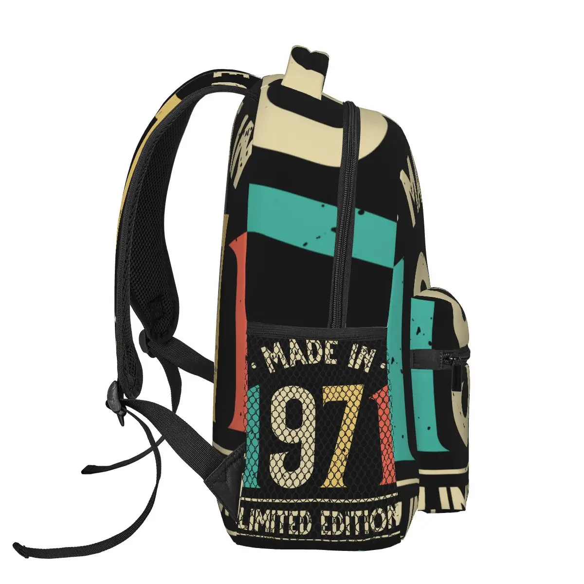 1971 Limited Edition Birthday Casual Backpack Unisex Students Leisure Travel Computer Backpack