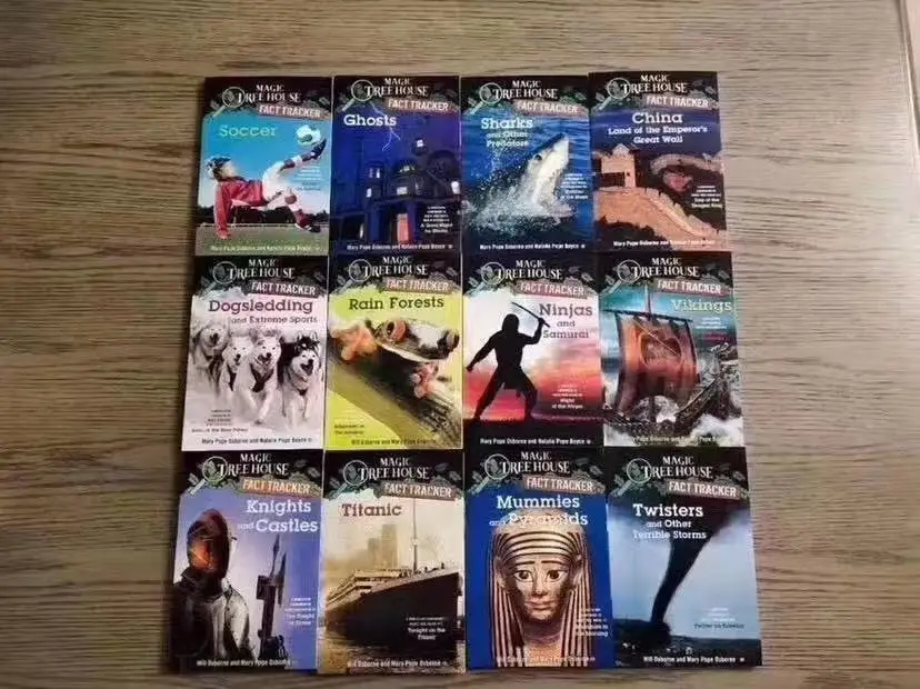 44 Books/Set Magic Tree House Fact Tracker Original English