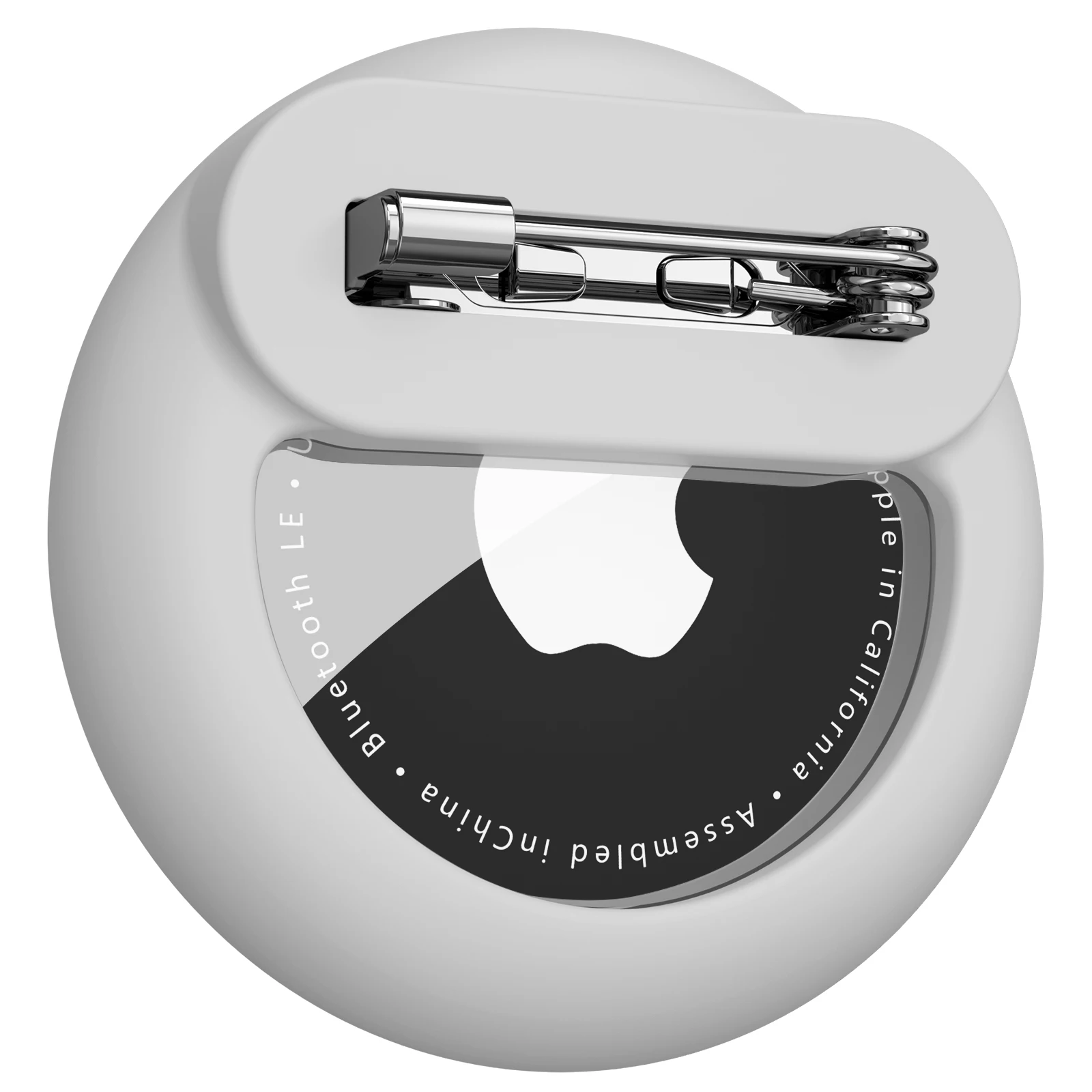 Silicone Airtag Holder with Safety Pin