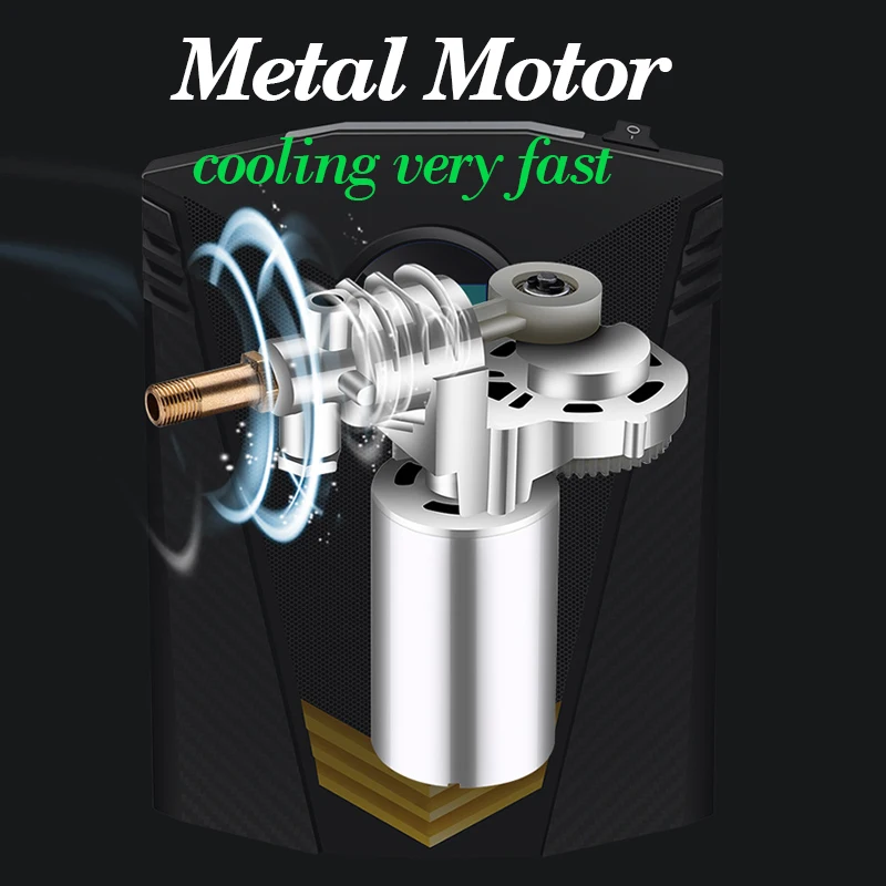 EAFC �ڵ��� �޴�� ���� ����� ����, 150 PSI ������ Ÿ�̾� ��â��, DC 12 ��Ʈ, �ڵ��� ������� LED ����