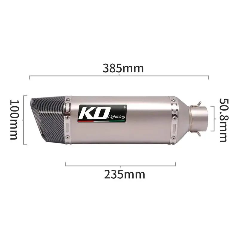 Motorcycle Exhaust Pipe Escape Box Front Link Pipe Muffler Header Tube Stainless Steel DB Killer For Kawasaki Ninja Z650 17-23 - Image 4
