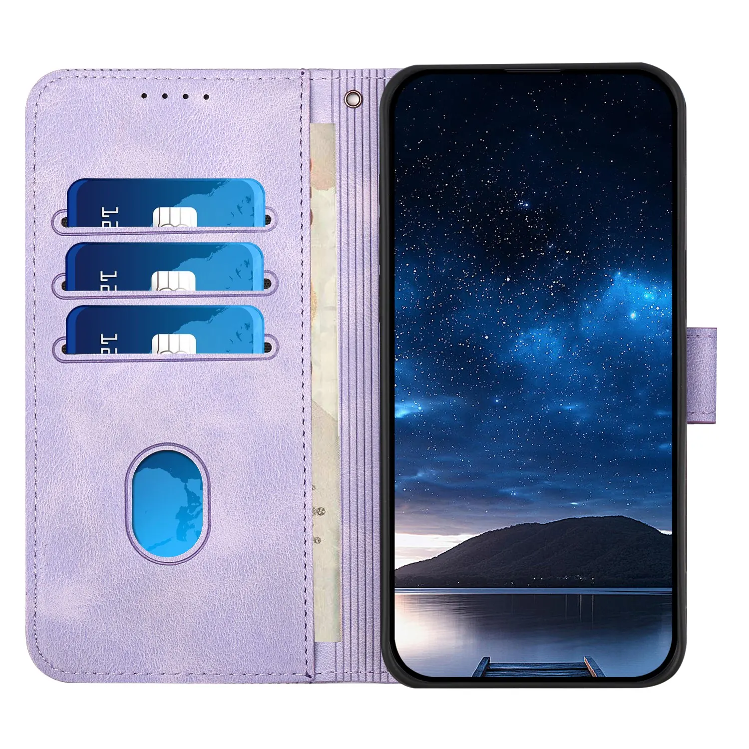 Custodia a portafoglio in pelle con cerniera per iPhone 16 Pro Max 15 Plus 14 13 12 11 SE4 XR XS con supporto e motivo a farfalla_voghion.com
