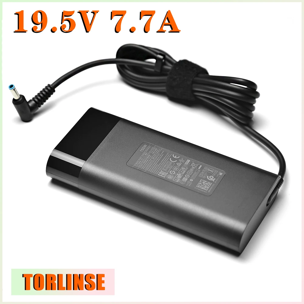 Carregador ac Slim para hp 19.5v 7.7a 150w hp Omen 15 17 Pavilhão 15 17 Laptop Zbook 15 g3 g4 g5 g6 Tpn-ca11 Tpn-da09 L32661001 917649