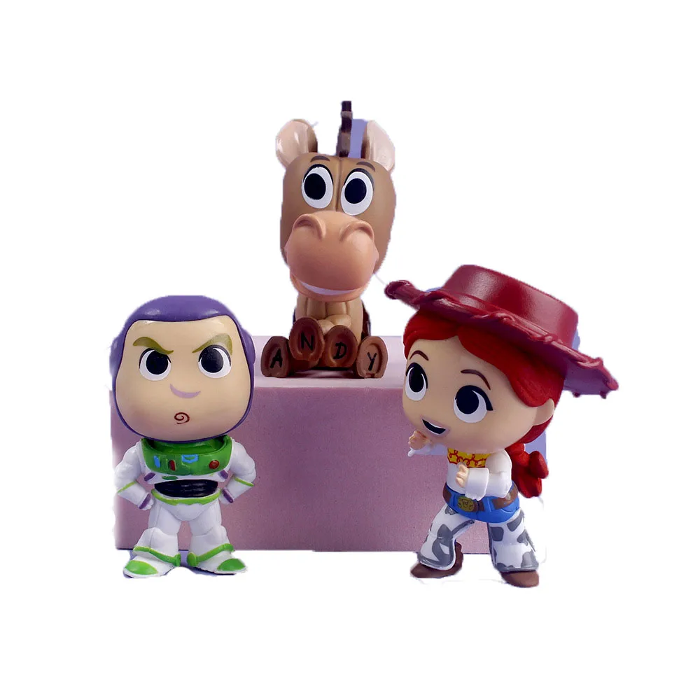 10Pcs/Lot Toy Story Mini Woody Bulleye Buzz Lightyear Jessie