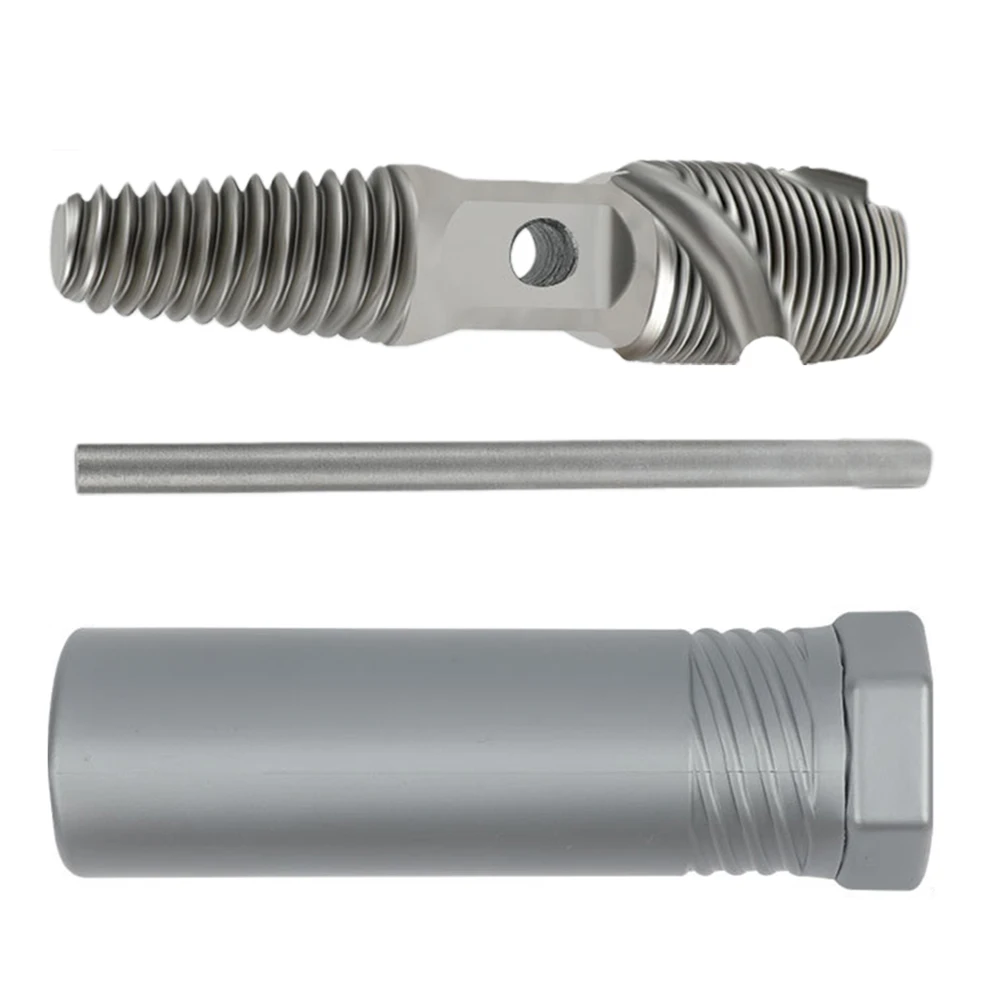 

Экстрактор резьбовых водопроводных труб 1/2 3/4 дюйма 40CR, двухсторонний экстрактор резьбовых водопроводных труб, сверла, болт, резьбовое удаление, переработка