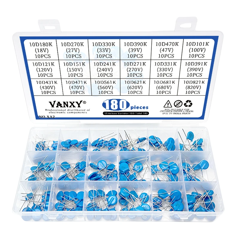 varistor 10D471K 10D270K 10D330K 10D390K 10D470K 10D151K 10D241K 10D271K 10D331K 10D391K 10D431K10D561K 10D681K 10D821K 10pcs