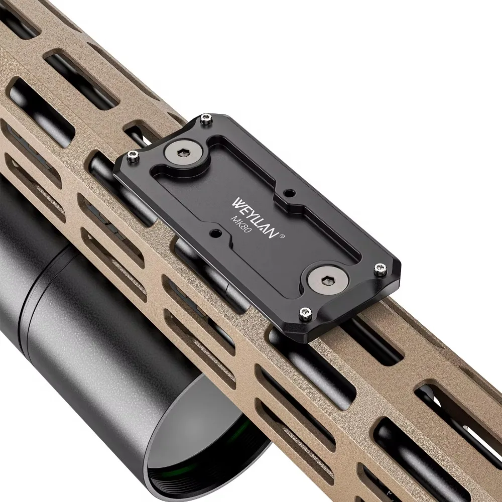 Tripod Adapter Mount Camera Tripod Adapter WEYLLAN M-LOK Arca Rail Tripod Mount Adapter Bipod Arca-Swiss/RRS Dovetail Hunting For Bipod Tripod Ballhead Quick Release Plate