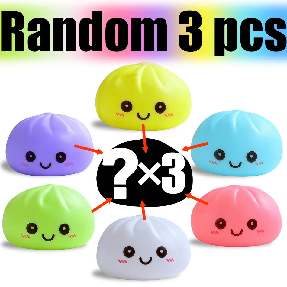Colorful LED Glowing Dumpling Mood Décor – A Sweet Gift