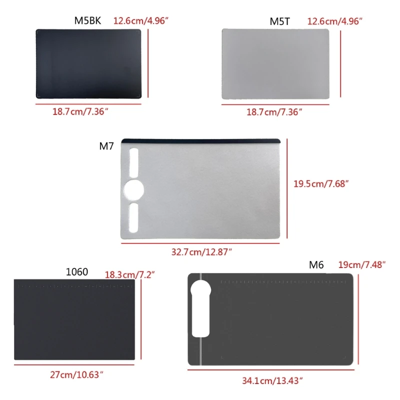 Screen Protector Film Anti-Glare High Sensitivity Removable Film For Gaomon M6 Digital Graphic Drawing Tablet images - 6