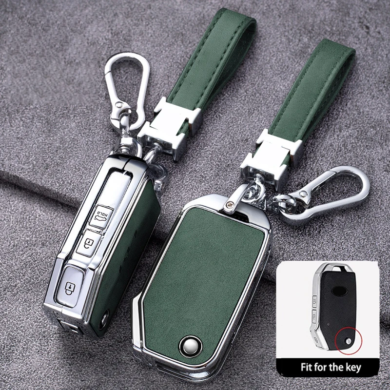 

Zinc Alloy for KIA Sportage Ace Cerato Forte KX3 K5 KX5 K3 K4 K2 Seltos Ceed 2018 2019 2021 Flip Car Key Case Cover Fob Keychain